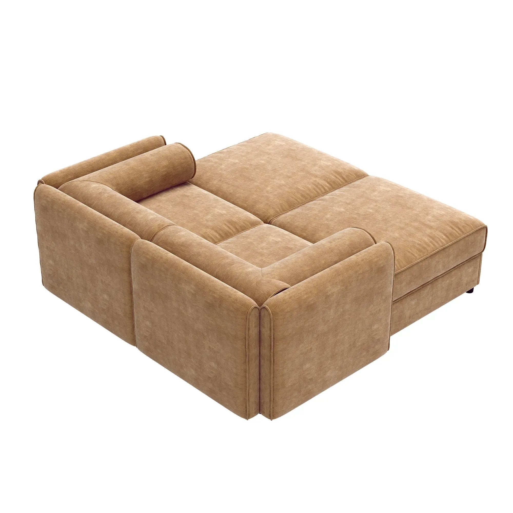 Contemporary Elegant Sofa With Storage And Ottoman by Unique Piece Furniture