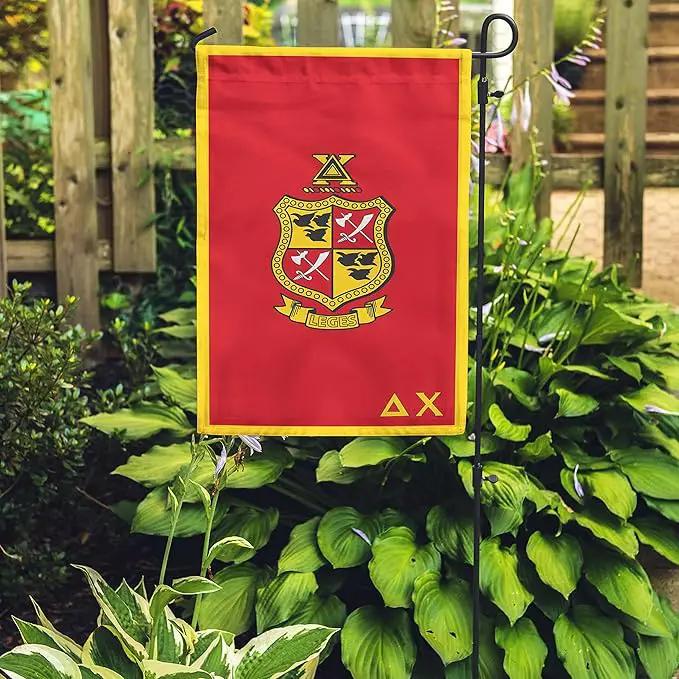 Delta Chi Licensed Flag Garden Flag Banner Yard Decor Outdoor Decoration (Delta Chi #1) by GreenHaven Gardens