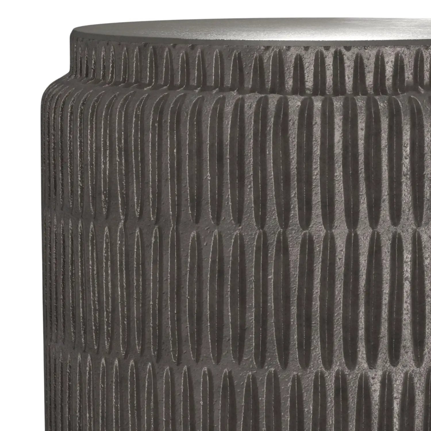 Juno - Cast Aluminum Side Table - Black by Unique Piece Furniture