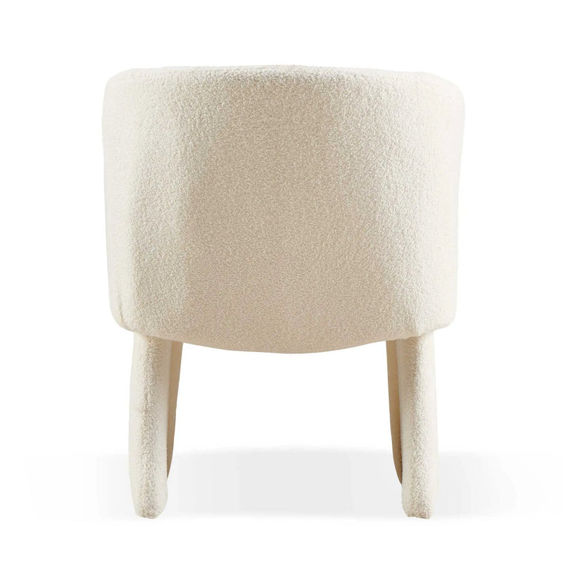Modern Accent Chair Brown Single Sofa Chair, Upholstered Side Chair Teddy Comfy Chair For Dining Room / Bedroom / Living Room / Reception by HouseOfZazla