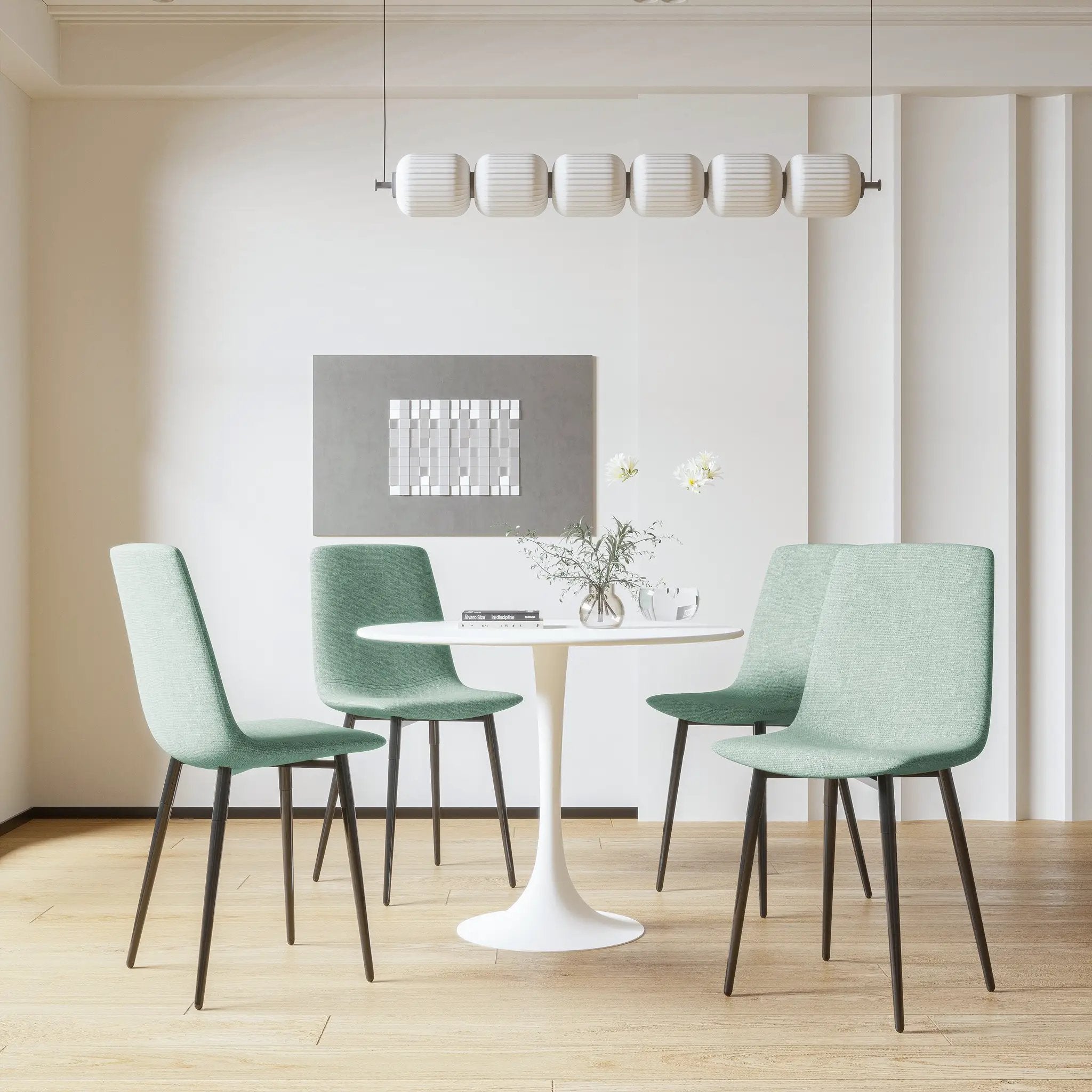 31.5" Dining Table in White by HouseOfZazla