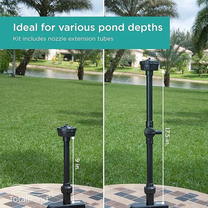 TotalPond Large Nozzle Kit Black Height : 7 Width : 4.02 Depth : 2.99 by GreenHaven Gardens
