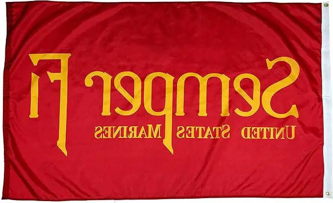 FlagSource Semper Fi Nylon Military Flag, Made in The USA, 3x5' by GreenHaven Gardens