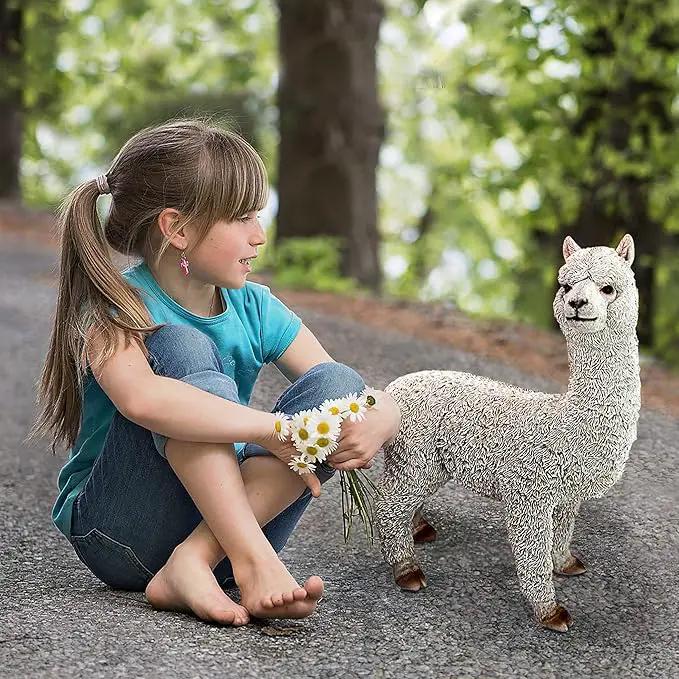 Design Toscano The Alpacalypse of Alpaca Garden Statues: Baby by GreenHaven Gardens