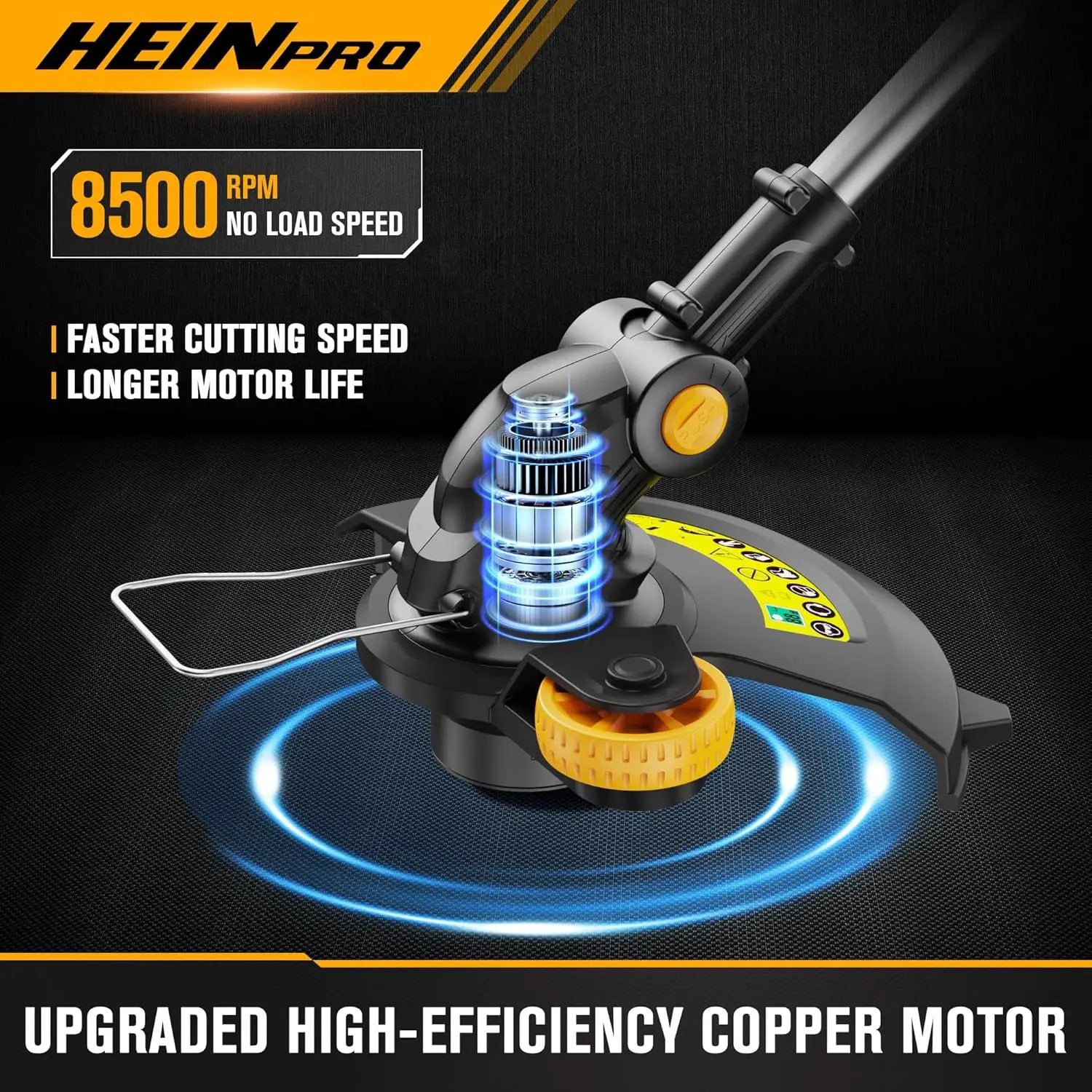 Cordless String Trimmer Compatible with Dewalt 20V Battery, 12-Inch Weed Wacker Cordless Auto Line Feed,Electric Weed Eater Battery Powered Grass Trimmer w/6 Line Spools(Tool Only) by GreenHaven Gardens