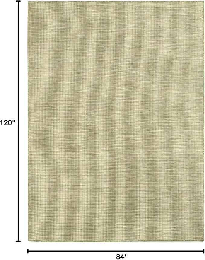 Nourison Home Home Positano 7' x 10' Fabric Green Area Rug by GreenHaven Gardens