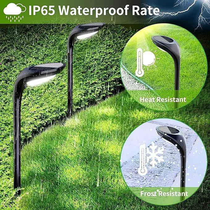 JSOT 150 Lumen Bright Solar Outdoor Lights,4 Pack Solar Pathway Lights Waterproof Landscape Lighting Path Light for Garden Decor Walkway Yard Driveway Holiday Decorative Lamp by GreenHaven Gardens