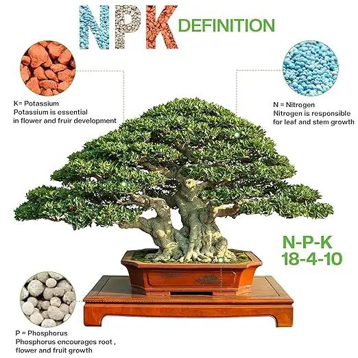 Bonsai All-Purpose Fertilizer by The Bonsai Supply – 2Lbs | Quick Results | Micro Nutrients for Vital Bonsai Health by GreenHaven Gardens