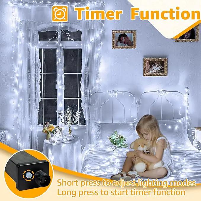 Ollny 120LED 40FT String Lights, Waterproof Connectable Fairy Lights with Timer 8 Modes, Cool White Plug in Christmas Light for Indoor Outdoor Patio Party Bedroom Classroom Decor by GreenHaven Gardens
