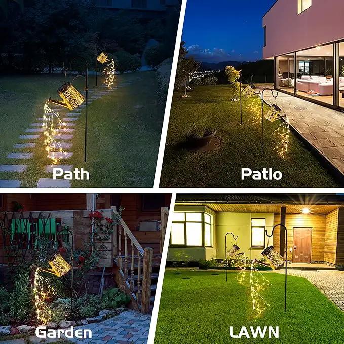Otdair Solar Watering Can with Lights, Outdoor Garden Decor Waterproof Solar Garden Lights for Outdoor Pathway Yard Lawn Patio Party Decorations Gifts for Mom Grandma Birthday by GreenHaven Gardens