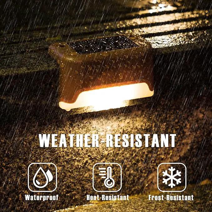 GIGALUMI Led Solar Deck Lights, 20 Pack Waterproof for Outdoor Stairs, Step, Fence, Railing, Yard and Patio (Warm White) by GreenHaven Gardens