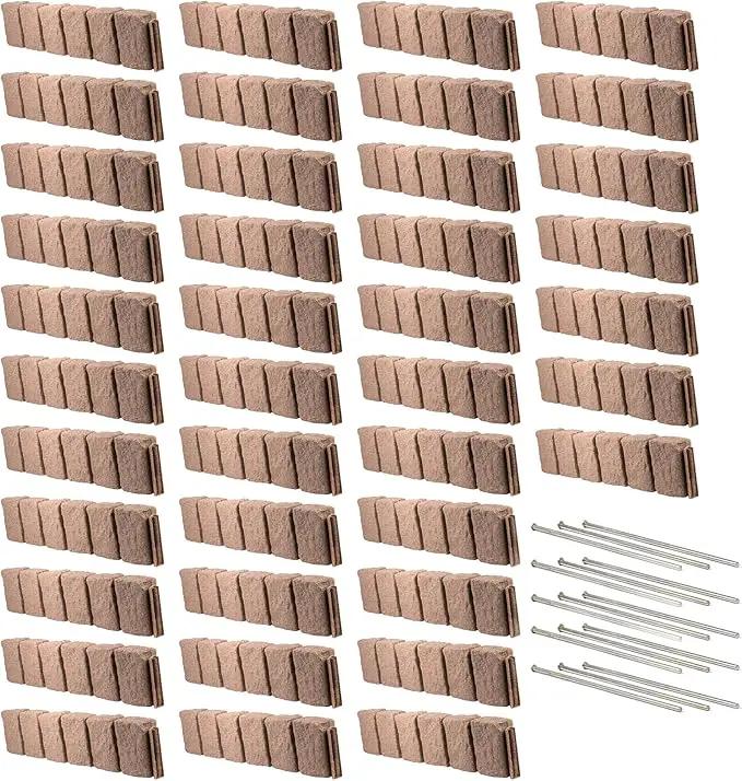 Beuta Landscape Edging | Garden Edging Border | Faux Stone Block XL for Lawn Edging, Flower Beds & Yard Edging – 40 Pack | Each Section Has 6 Blocks 48" L x 4" W x 9.5" H | 120 Spikes | Cobblestone by GreenHaven Gardens