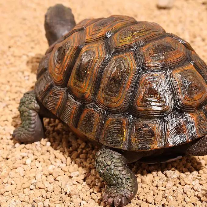 Tortoise Turtle Statue,Resin Garden Sculpture Indoor/Outdoor Yard Lawn Ornament,Home Decor (Large) by GreenHaven Gardens