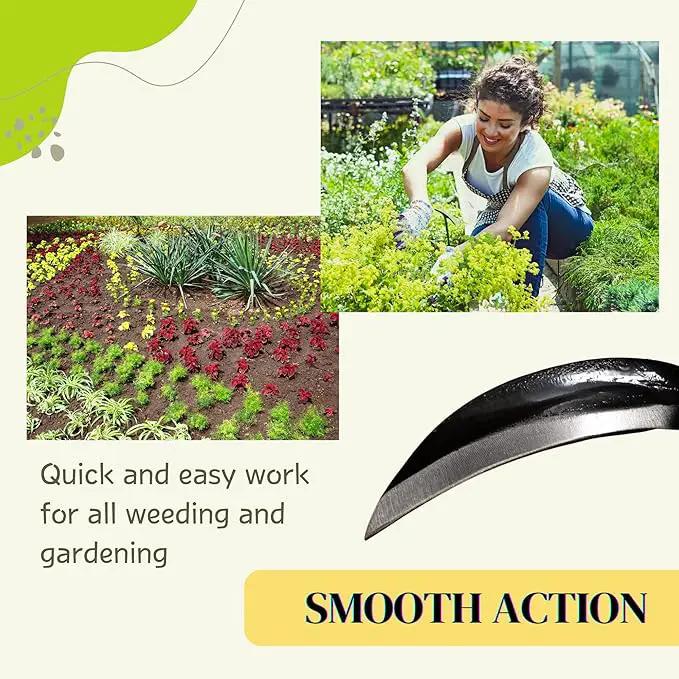 Japanese Gardening Tool Hand Weeder Kana Hoe Made in Japan by GreenHaven Gardens