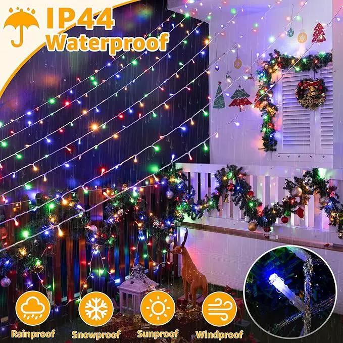 Ollny Christmas Lights Outdoor 800LED 262FT, Multicolor Plug in Fairy Lights with Remote, 8 Modes Waterproof Timers Dimmable LED String Lights for Indoor House Outside Bedroom Patio Balcony by GreenHaven Gardens