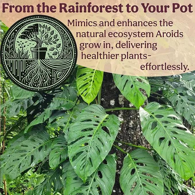 Craft Aroid Potting Mix- Elite Alocasia, Philodendron, Monstera Soil Mix, Chunky, Well Draining Potting Soil for Indoor Plants, All Tropical Plants & Houseplants, Peat Free 12QT by GreenHaven Gardens