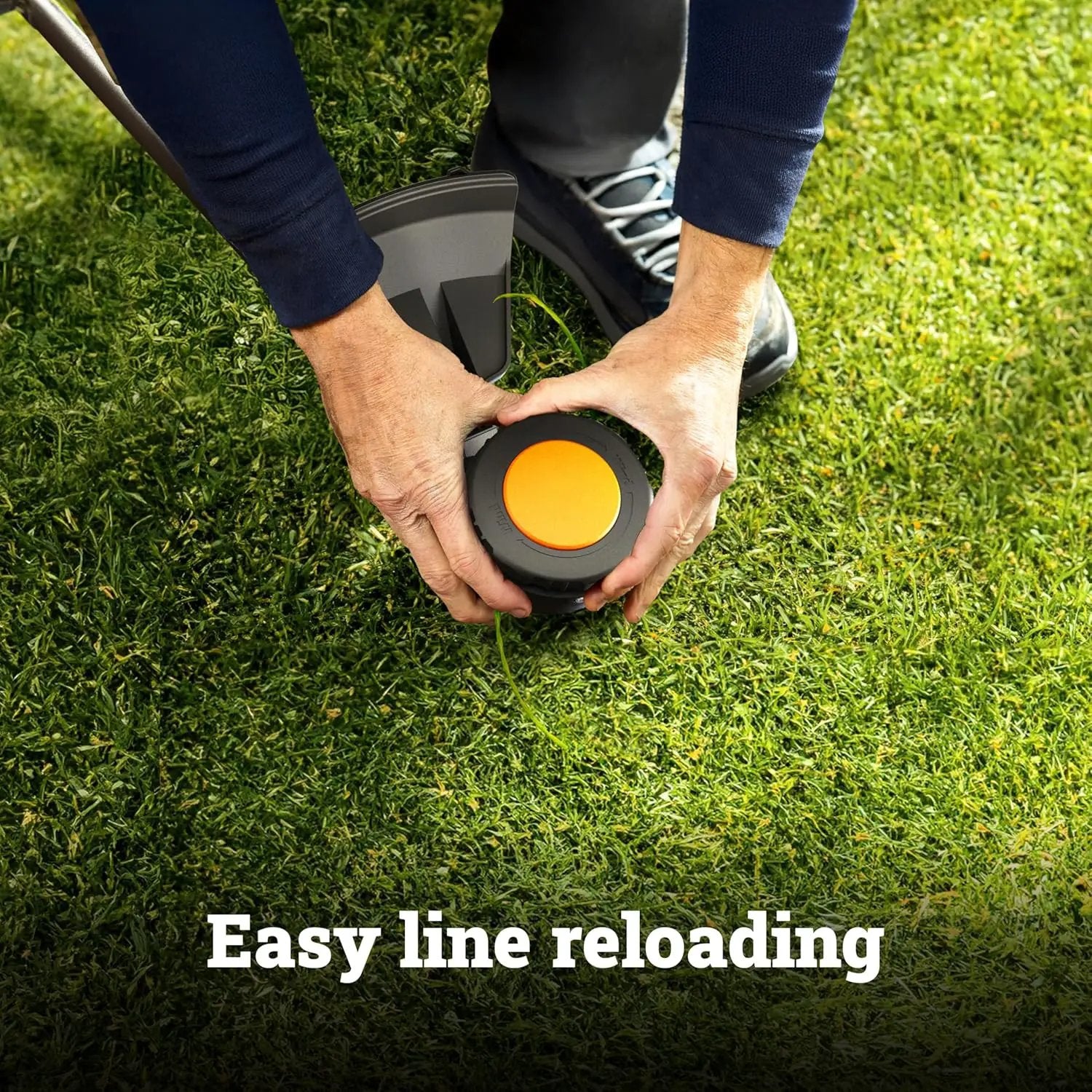 WORX Cordless String Trimmer, 20V 13''-15'' Weed Wracker with Brushless Motor 2.0, 21 cc Gas Equivalent, Quick-Line Reloading, Tool Only by GreenHaven Gardens