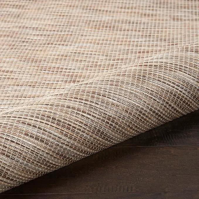 Nourison Home Positano 10' x 14' Beige Fabric Modern Area Rug (10' x 14') by GreenHaven Gardens
