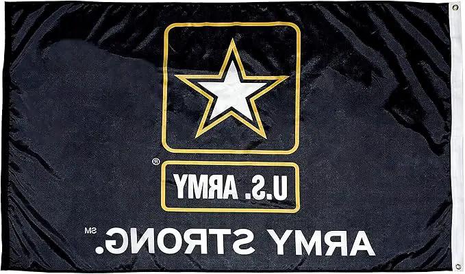 FlagSource Army Strong Nylon Military Flag, Made in USA, 3x5' by GreenHaven Gardens
