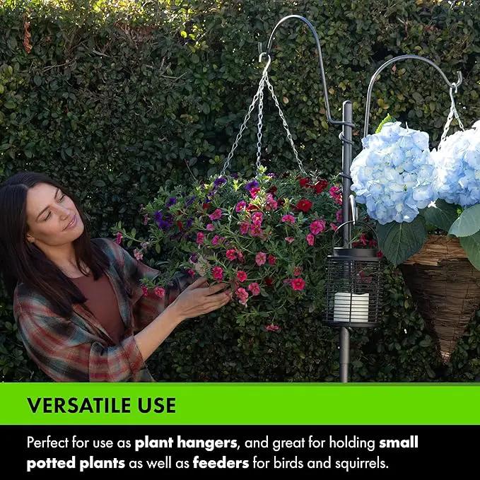 Yard Butler Yard Tree Supplies - Beautiful Home Decor for Garden, Lawn, or Indoors - Perfect for Hanging Plants, Bird Feeders, Laterns, or Wind Chimes, Tree Hook by GreenHaven Gardens