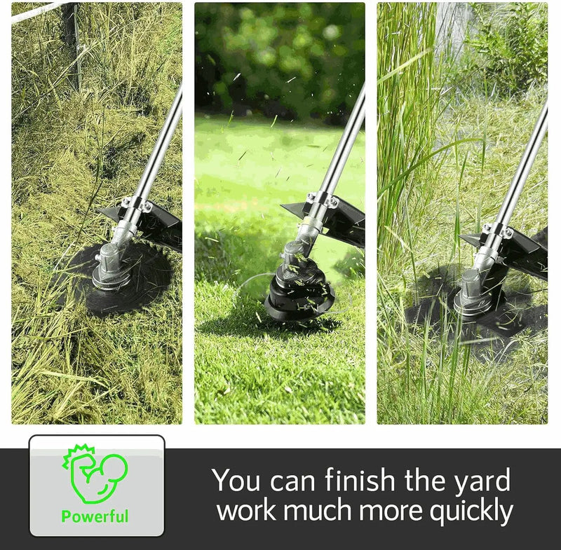 Homdox 4 in 1 Gas Brush Cutter, 58cc 2-Cycle Gas Weed Eater, String Trimmer and Weed Wacker Trimmer for Lawn and Garden Care Trimming, Green by GreenHaven Gardens