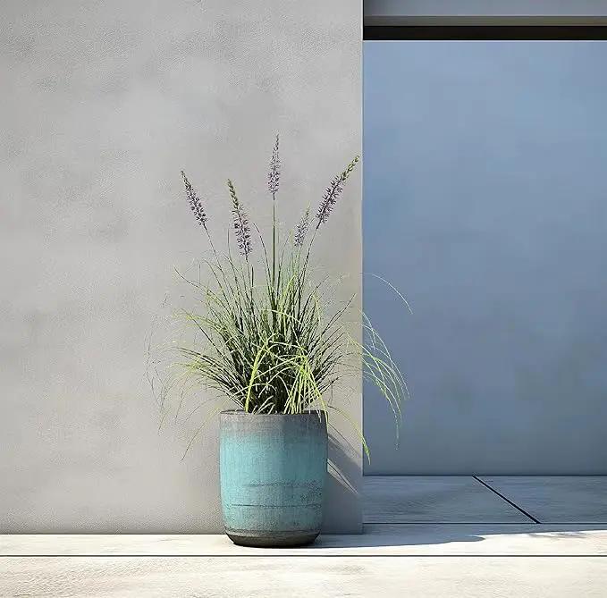 Artificial Plant 35in(1pack) Tall Artificial Lavender Plant,Faux Plants Indoor Home Decorative Artificial Plants & Flowers in Pot Fake Plant, House Plant Indoor by GreenHaven Gardens