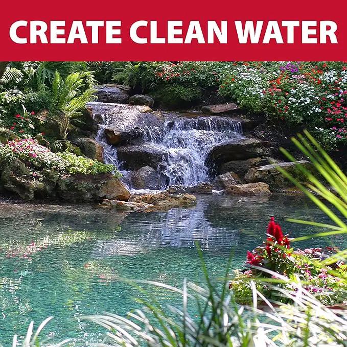 The Pond Guy Straw Barley Bale for Water Gardens, Fountains & Small Koi Ponds, Natural Clarifier, Simple & Easy to Use Pond Maintenance, 1-Pound Bale by GreenHaven Gardens