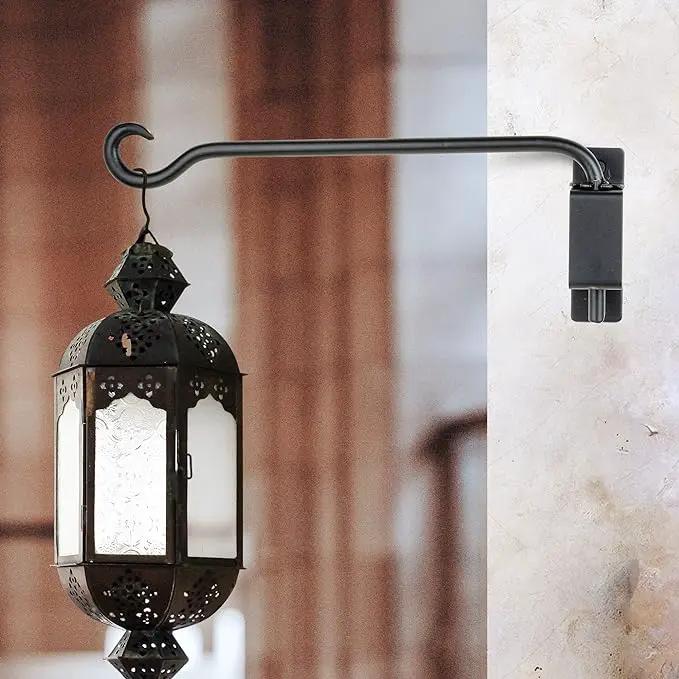 Qiang Ni Swivel Plant Hanger Bracket: Bird Feeder Hanger for Outdoor Wall Mount (16 - B, 16 Inch) by GreenHaven Gardens