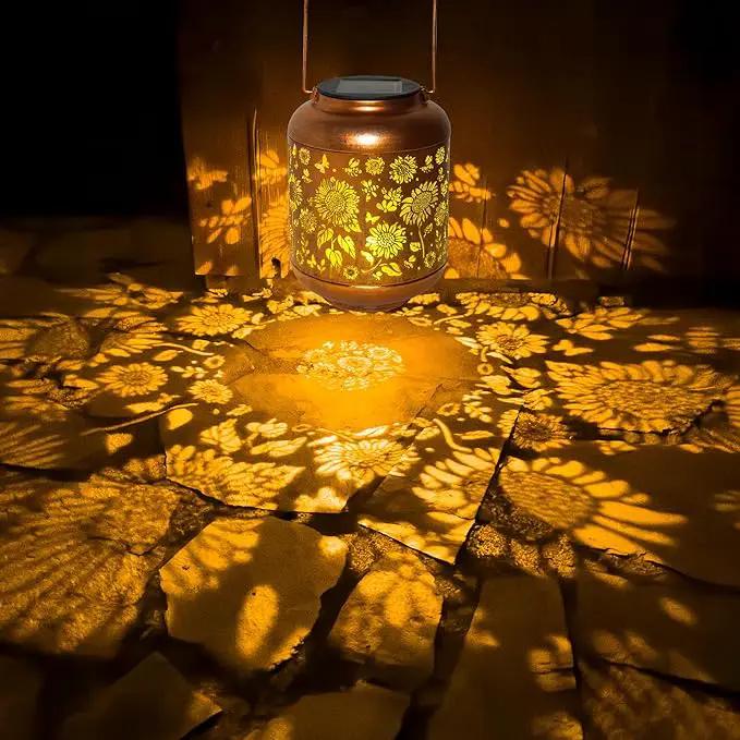 Solar Lanterns Outdoor Waterproof, Sunflower Gifts for Women Grandma Mom, Hanging Solar Lights for Backyard Porch Patio Table Yard Balcony Lawn Pathway, Mothers Day Gifts by GreenHaven Gardens