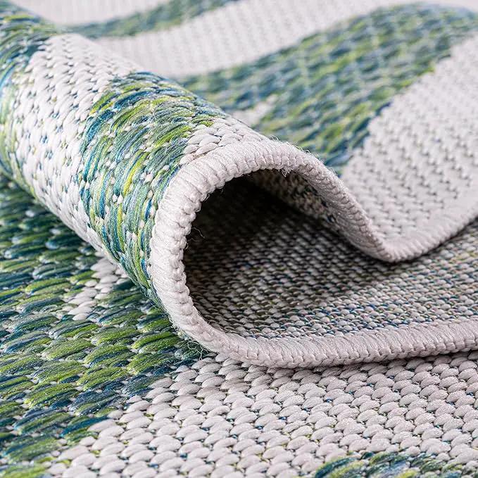 Keen Home Design Terrace Outdoor Runner Rug - 2x6 Washable Indoor/Outdoor Rug for Patio, Kitchen, Balcony, Beach, Garden, Deck and Porch, Size: 2'2"x5'7" by GreenHaven Gardens