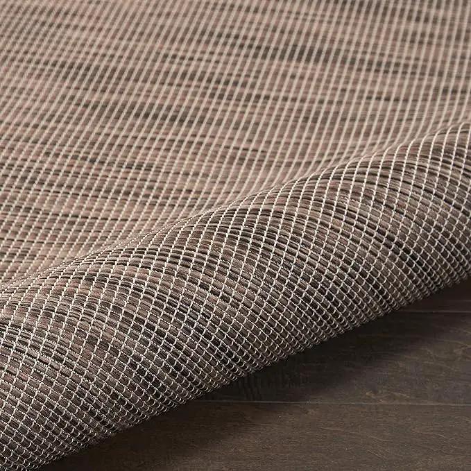 Nourison Home Positano 8' Runner Natural Fabric Modern Area Rug (8' Runner) by GreenHaven Gardens