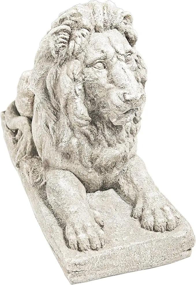 Design Toscano Lyndhurst Manor Lion Sentinel Statue: Set of Two by GreenHaven Gardens