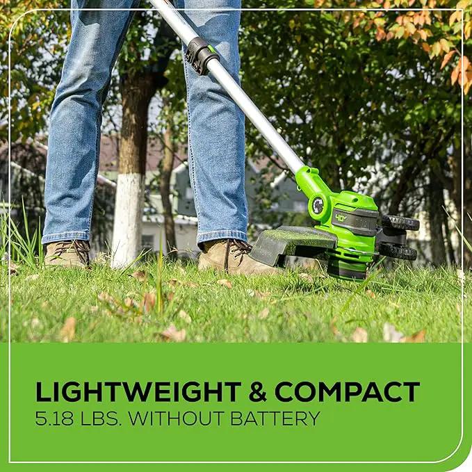 Greenworks 40V 13-Inch Cordless String Trimmer / Edger (Gen 2), Battery and Charger Not Included by GreenHaven Gardens