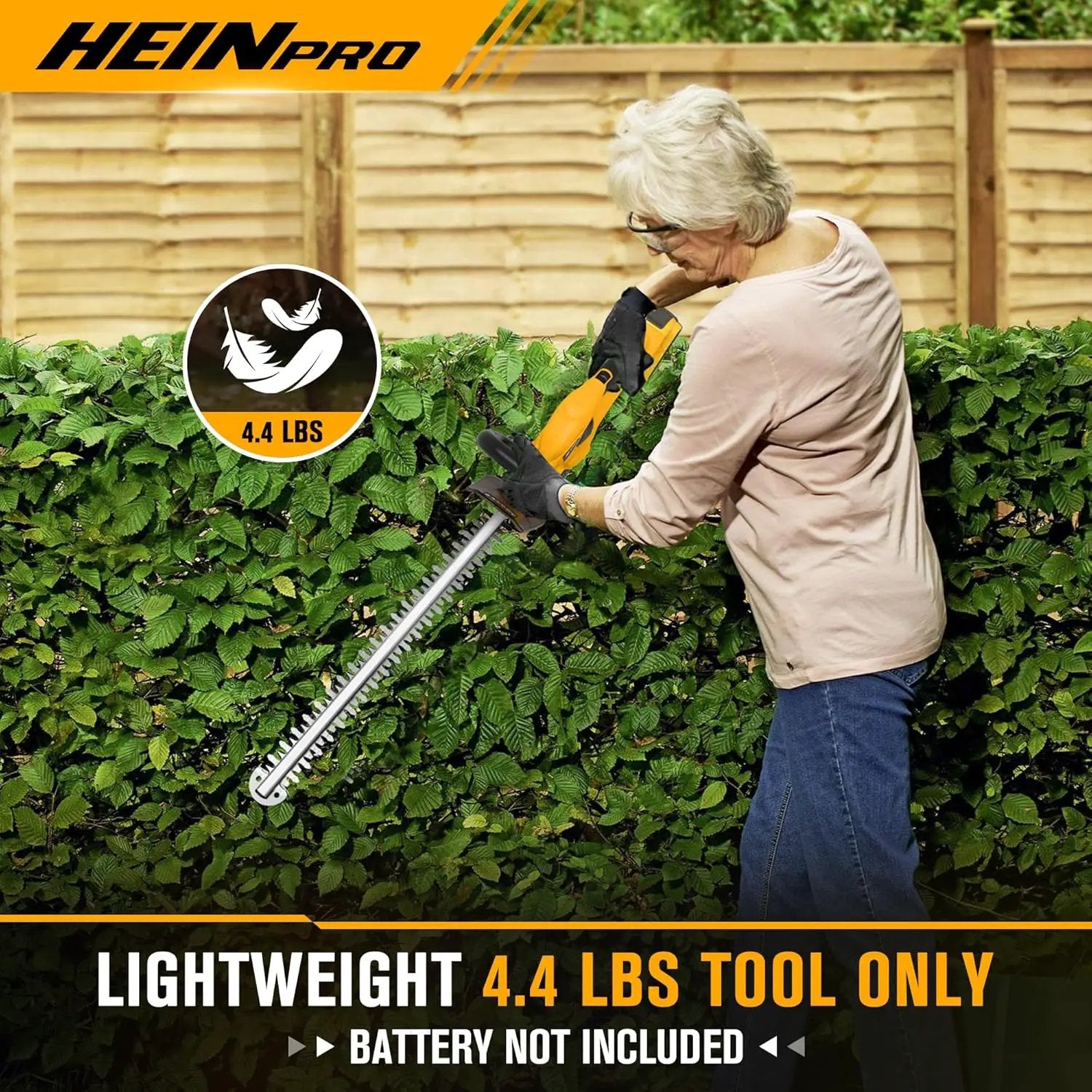 Cordless Hedge Trimmer 22-Inch Compatible with DEWALT 20V MAX Battery, Electric Hedge Trimmer Cordless, Bush Trimmers for Garden, Battery Powered Hedge Trimmers (Tool Only) by GreenHaven Gardens