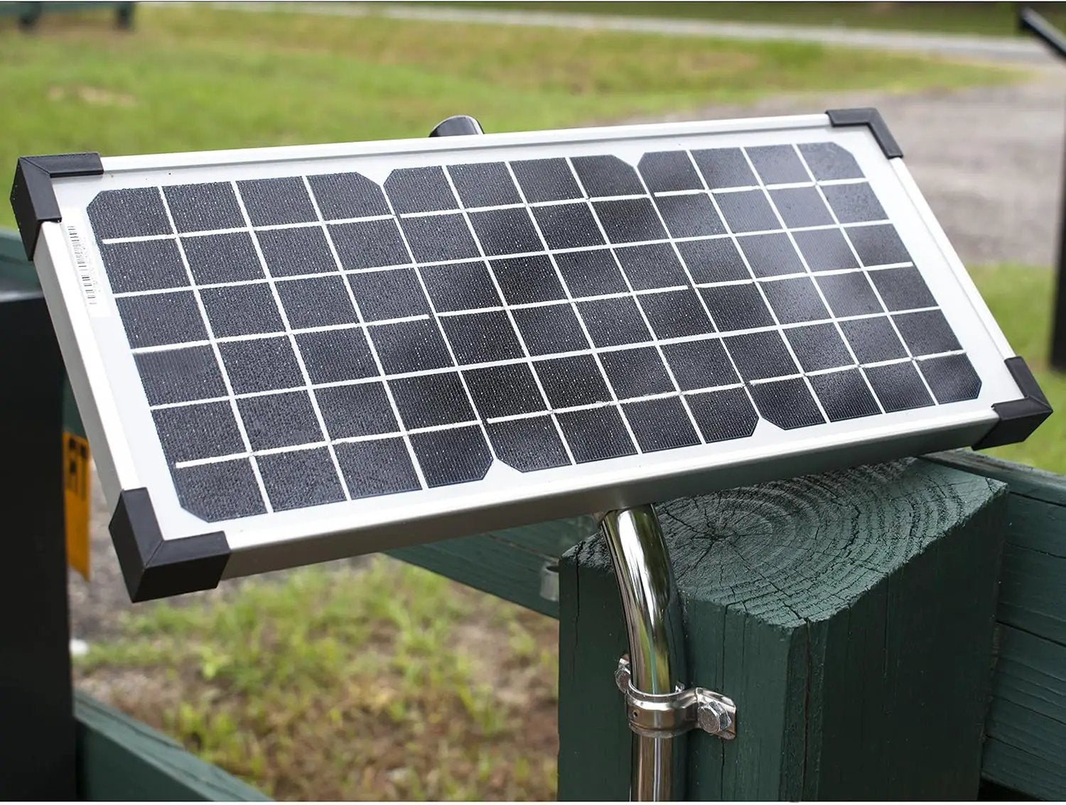Ghost Controls Heavy-Duty Solar Automatic Gate Opener Kit for Driveway Swing Gates with Long-Range Solar Gate Opener Remote - Model TDS2XP by GreenHaven Gardens