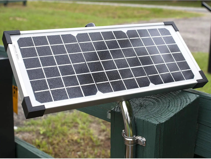 Ghost Controls Heavy-Duty Solar Automatic Gate Opener Kit for Driveway Swing Gates with Long-Range Solar Gate Opener Remote - Model TDS2XP by GreenHaven Gardens