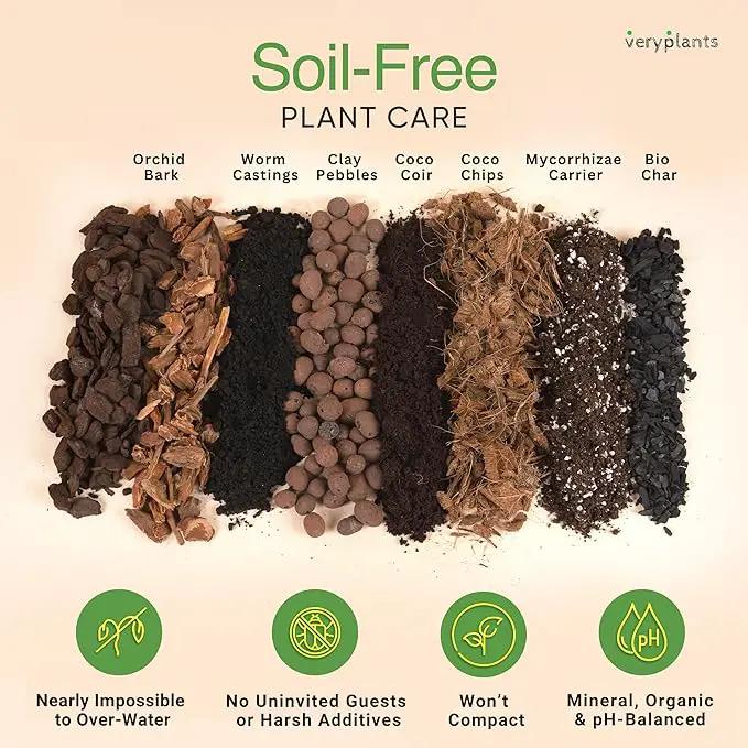 Molly's Aroid Mix - Premium Soilless Chunky Potting Mix for Tropical and Indoor Plants - Contains Orchiata Bark, Coco Chips, Worm Castings, Horticultural Charcoal, Mycorrhizae 5 Dry Quarts by GreenHaven Gardens