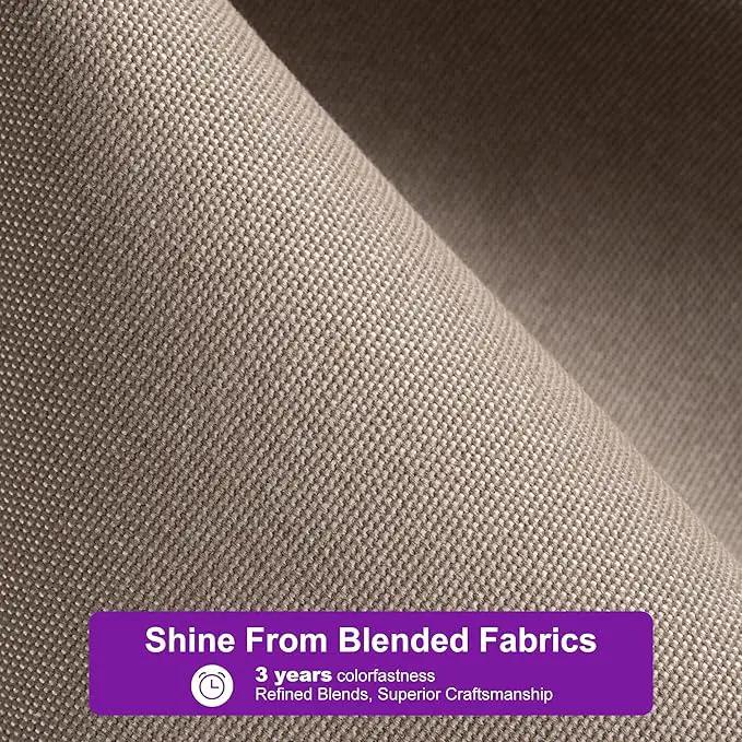 PURPLE LEAF 8 FT Cantilever Patio Umbrella Outdoor Aluminum Offset Square Umbrella with 3 Years Fade Resistance Recycled Fabric and 360-degree Rotation for Deck Pool Garden, Ash Mocha by GreenHaven Gardens