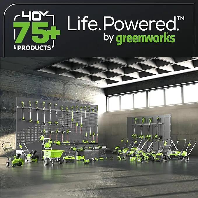 Greenworks 40V 13-Inch Cordless String Trimmer / Edger (Gen 2), Battery and Charger Not Included by GreenHaven Gardens