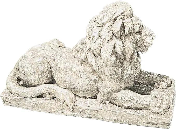 Design Toscano Lyndhurst Manor Lion Sentinel Statue: Set of Two by GreenHaven Gardens