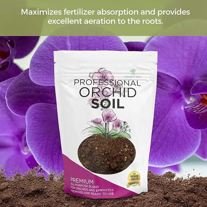 Orchid Soil Premium All Purpose Blend | Large 2.2 Quarts | Ready to Use for Orchids, Bromeliads, Epiphytic Plants | Lava, Calcined Clay and Pinebark | Made in USA by GreenHaven Gardens