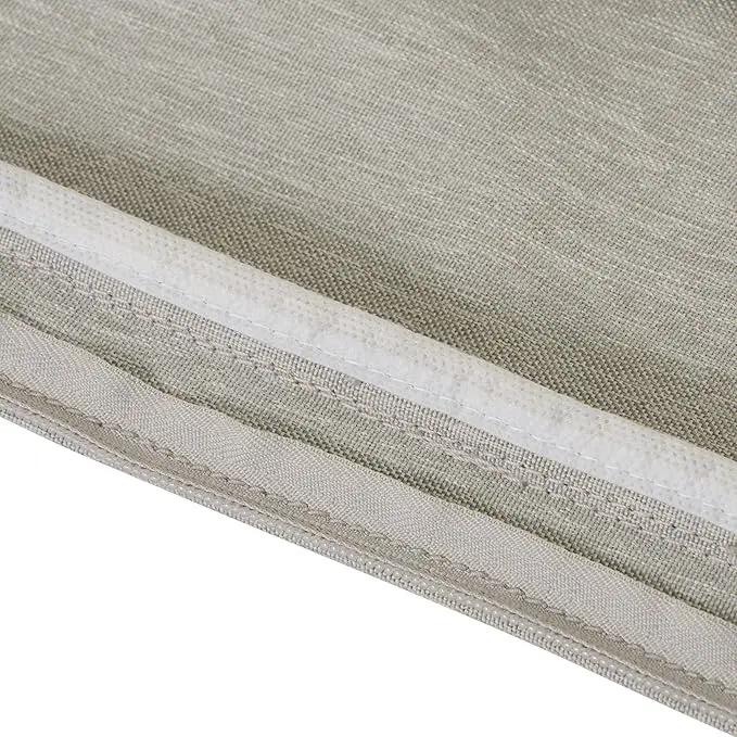 Classic Accessories Montlake Water-Resistant 25 x 18 x 4 Inch Patio Lounge Back Cushion, Heather Grey, Outdoor Loveseat Cushions by GreenHaven Gardens