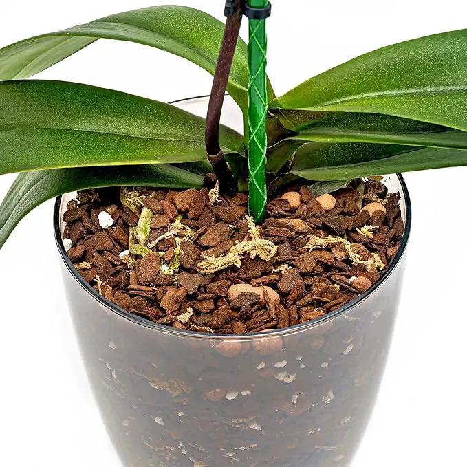 Organic Premium Orchid Soil Mix by Gardenera - Hand Mixed Classic Sphagnum Moss Potting Soil Mix - for Phalaenopsis Orchid - 3 Quart - Made in USA by GreenHaven Gardens
