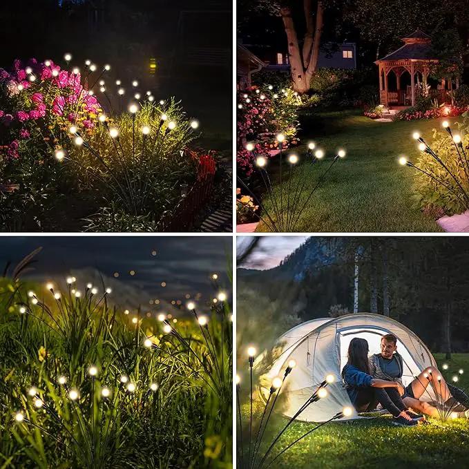Solar Lights Outdoor Decoration, Waterproof Xmas Outdoor Lights Decor for Yard, Patio, Garden, and Front Porch, 20 LEDs Swing with The Wind (2 Pack, Warm White) by GreenHaven Gardens