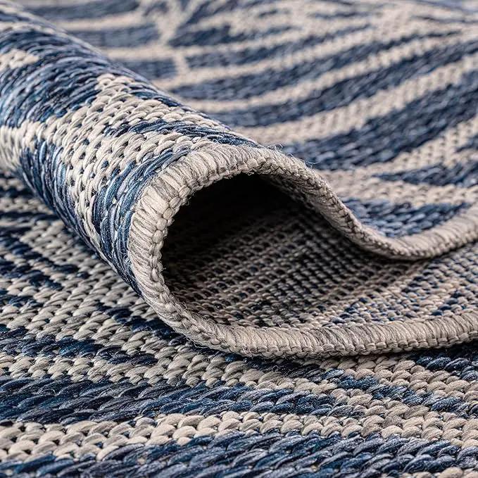 Keen Home Design Terrace Outdoor Area Rug - 8x10 Washable Indoor/Outdoor Rug for Patio, Kitchen, Balcony, Beach, Garden, Deck and Porch, Size: 7'7"x10' by GreenHaven Gardens
