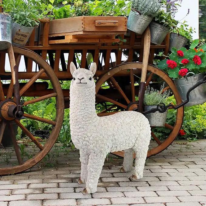 Design Toscano The Alpacalypse of Alpaca Garden Statues: Large by GreenHaven Gardens