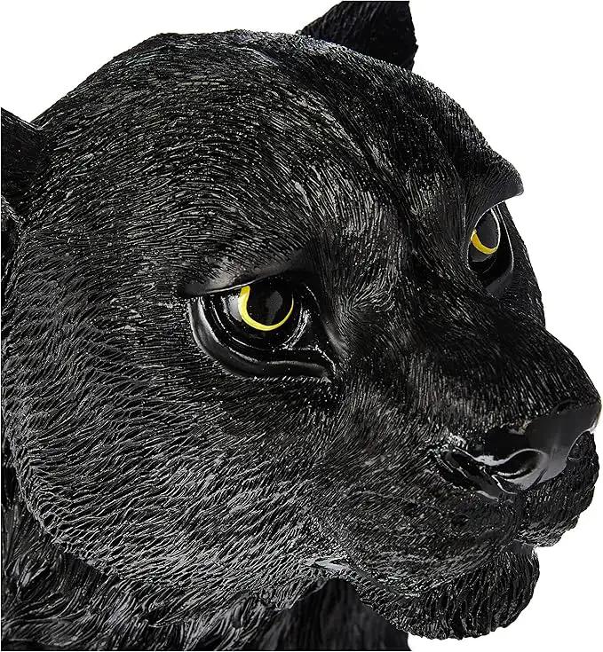 Design Toscano Pensive Panther Black Jaguar Statue by GreenHaven Gardens