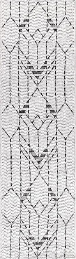 Keen Home Design Terrace Outdoor Runner Rug - 2x6 Washable Indoor/Outdoor Rug for Patio, Kitchen, Balcony, Beach, Garden, Deck and Porch, Size: 2'2"x5'7" by GreenHaven Gardens
