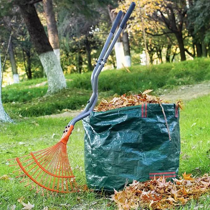 Walensee Leaf Grabber Rake, Leaf Collector Tool with Long Steel Handle & Steel Claw, Lightweight & Efficient Leaf Picker, Comfortable Grip, Ideal for Leaves, Twigs, Yard Waste Garden Cleanup by GreenHaven Gardens