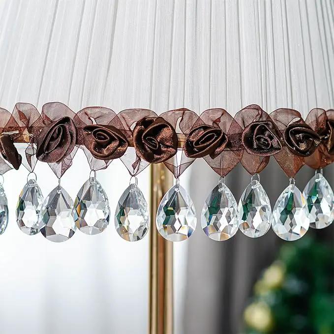 H&D 10pcs 50mm Chandelier Crystal Prisms Pendants - Clear Crystal Teardrops Parts by GreenHaven Gardens